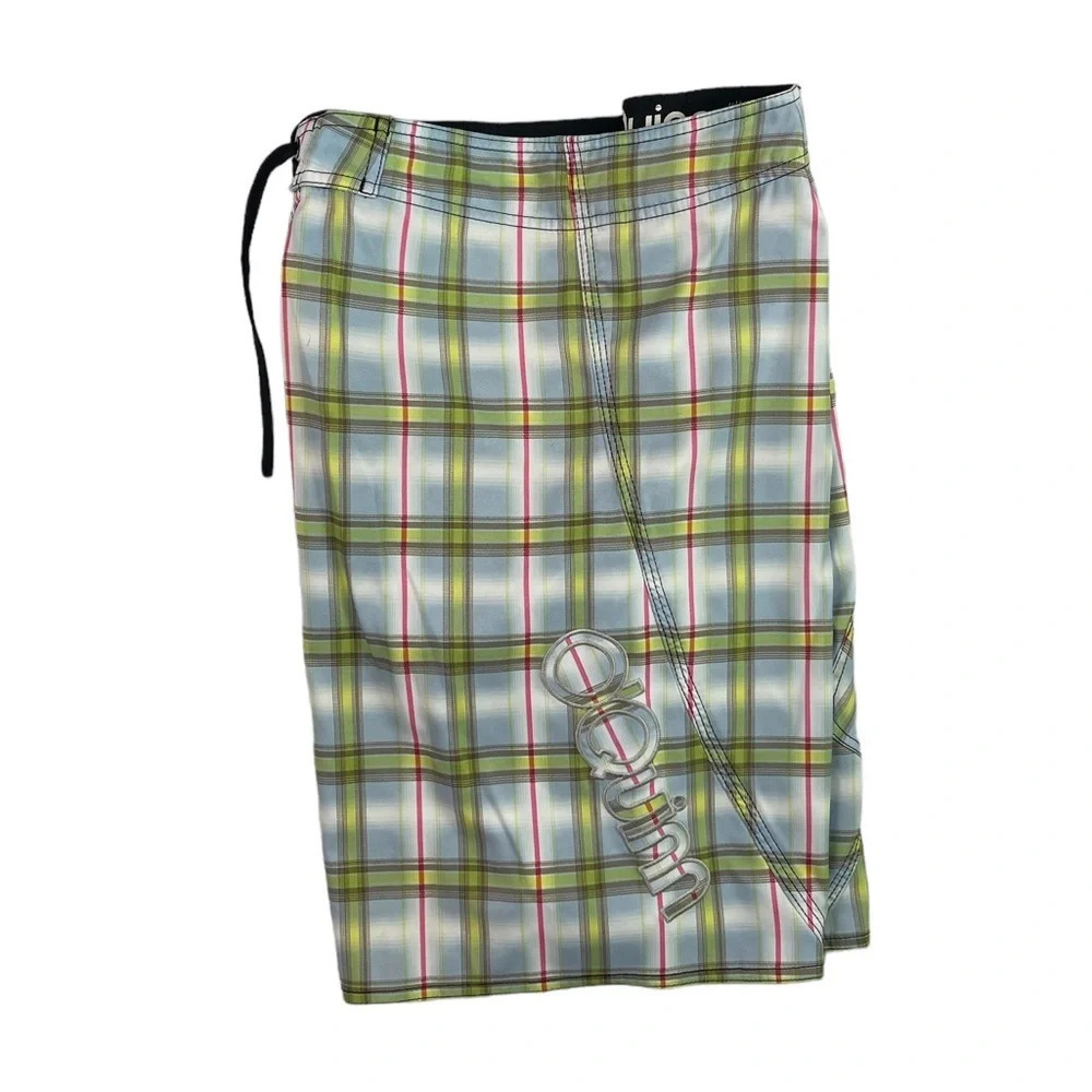 Sh70 Mens O&acirc;quinn Surfing Brand Plaid Beach Surfing Board Shorts 34